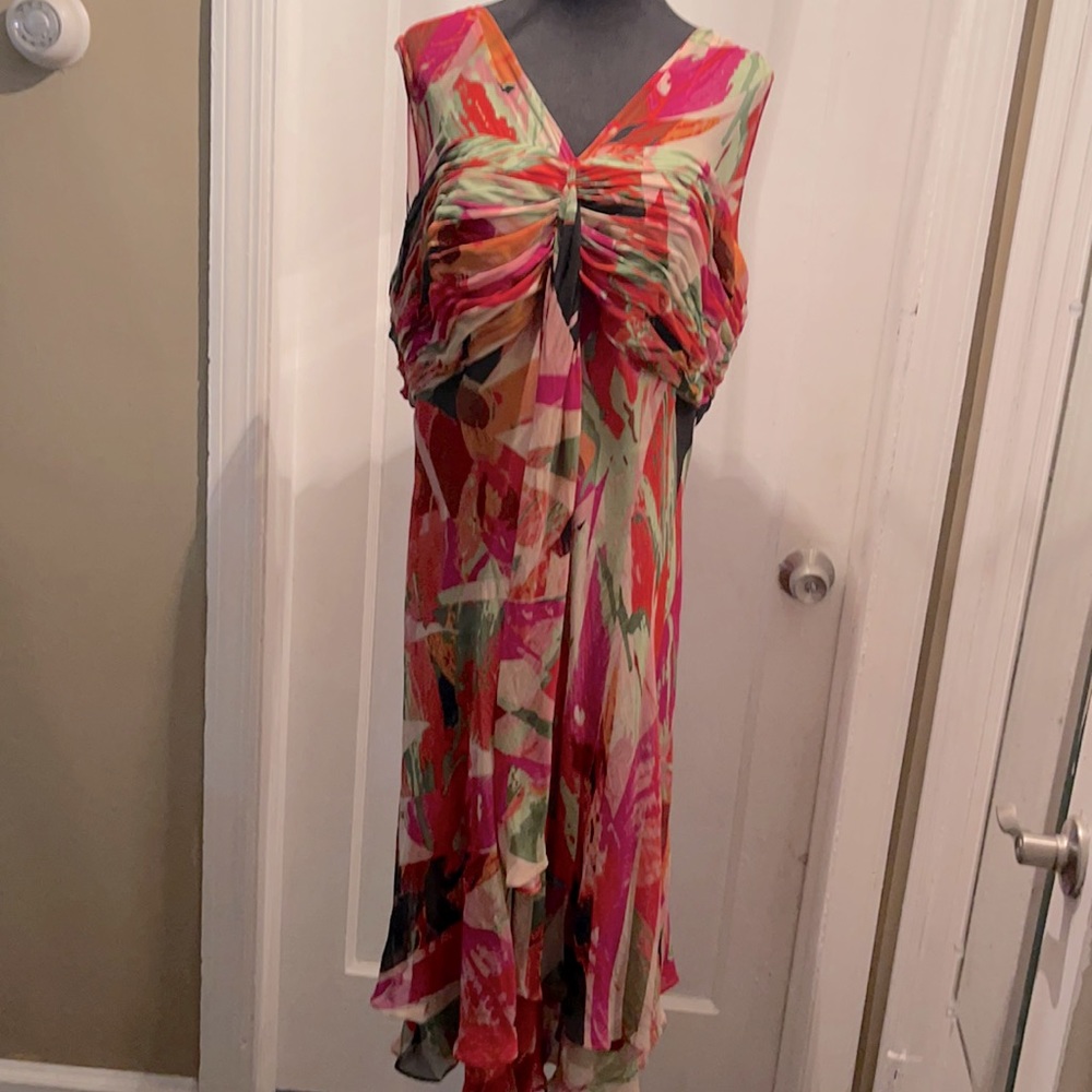 Chiffon cocktail dress